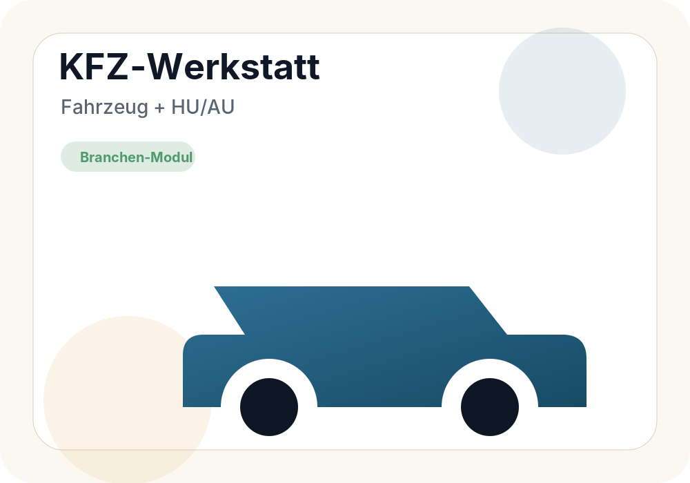 Hani Tools für KFZ-Werkstätten